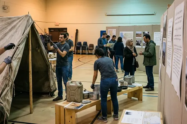 How a Public Exhibit Can Recreate the Experience of Camp Displacement