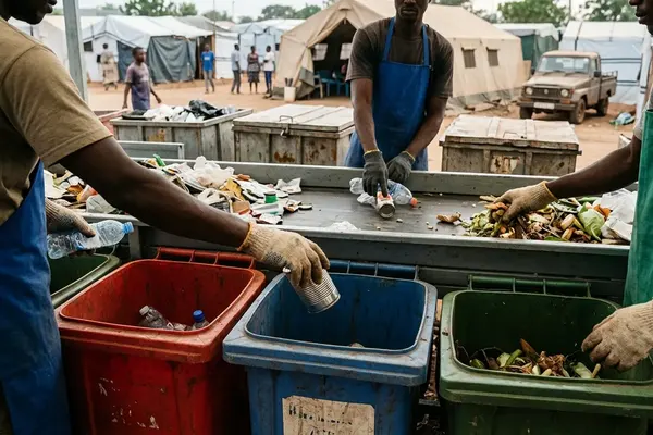 Solid Waste Management in Camps: From Household Collection to Safe Disposal